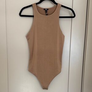 Express Beige Body Contour Bodysuit